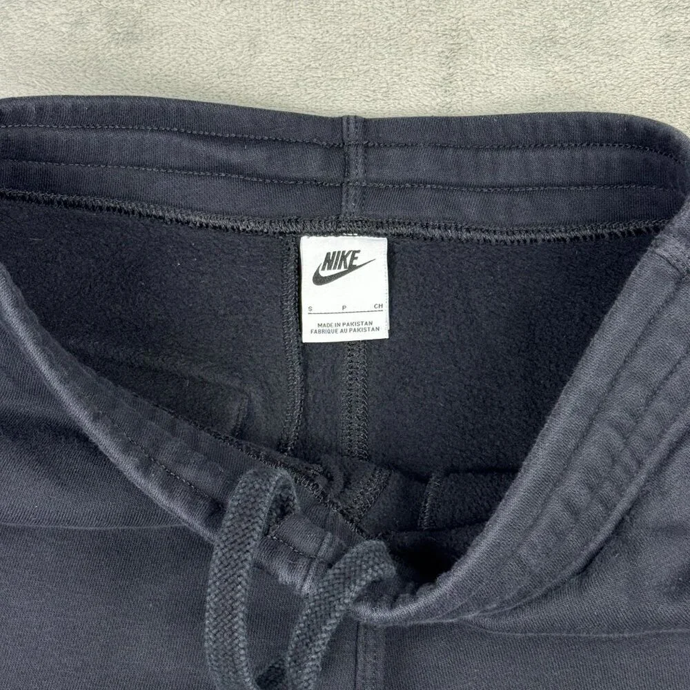 Nike Mens Fleece Sweatpants Joggers Tapered Fit Black Gym Loungewear Pants Small